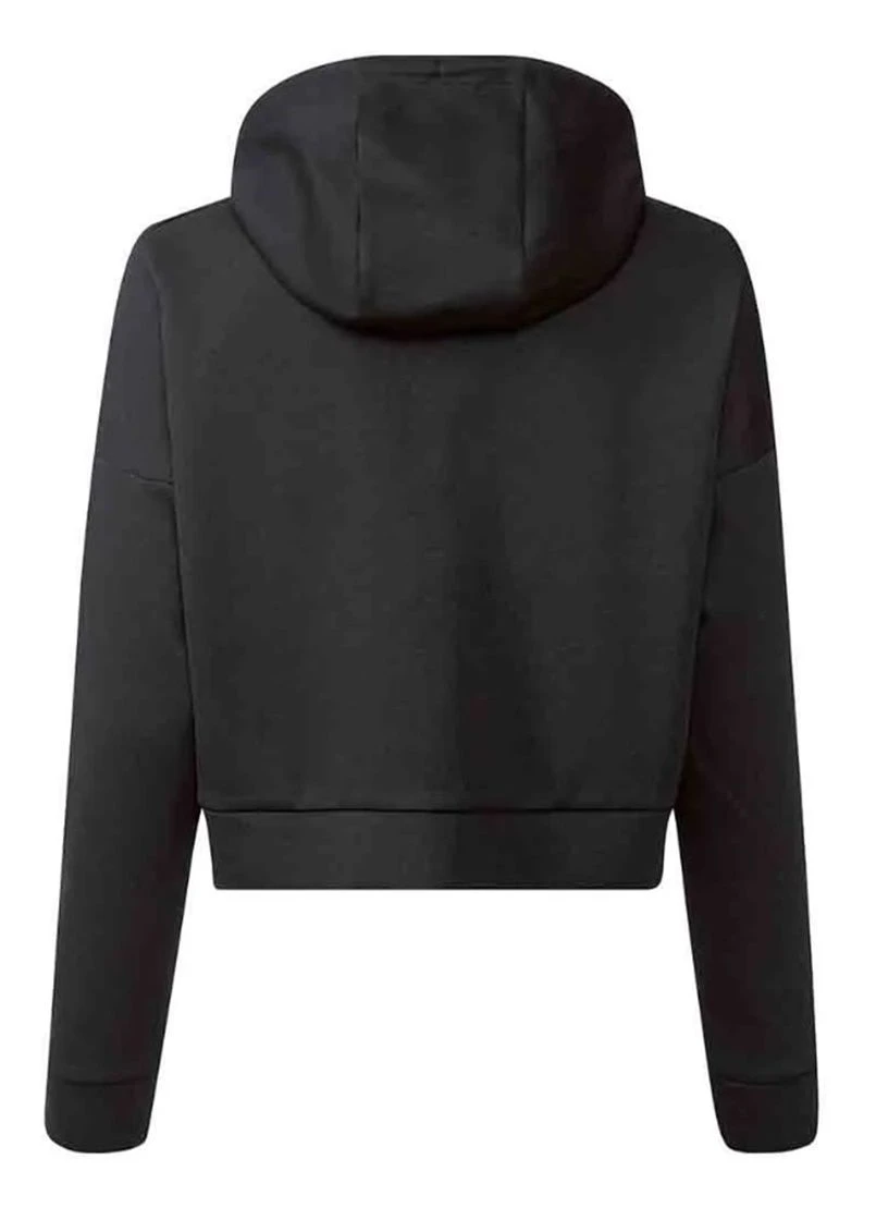 Dámská černá mikina s kapucín Crivit 