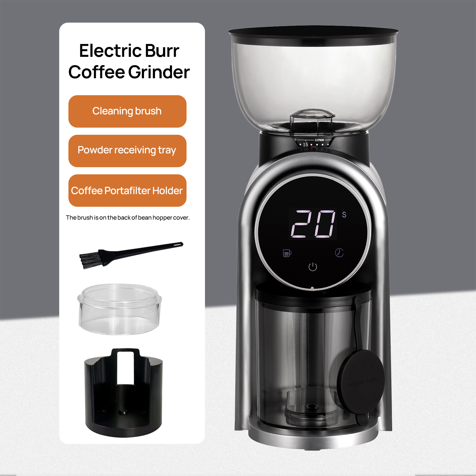 Brutelle Electric Burr Coffee Grinder