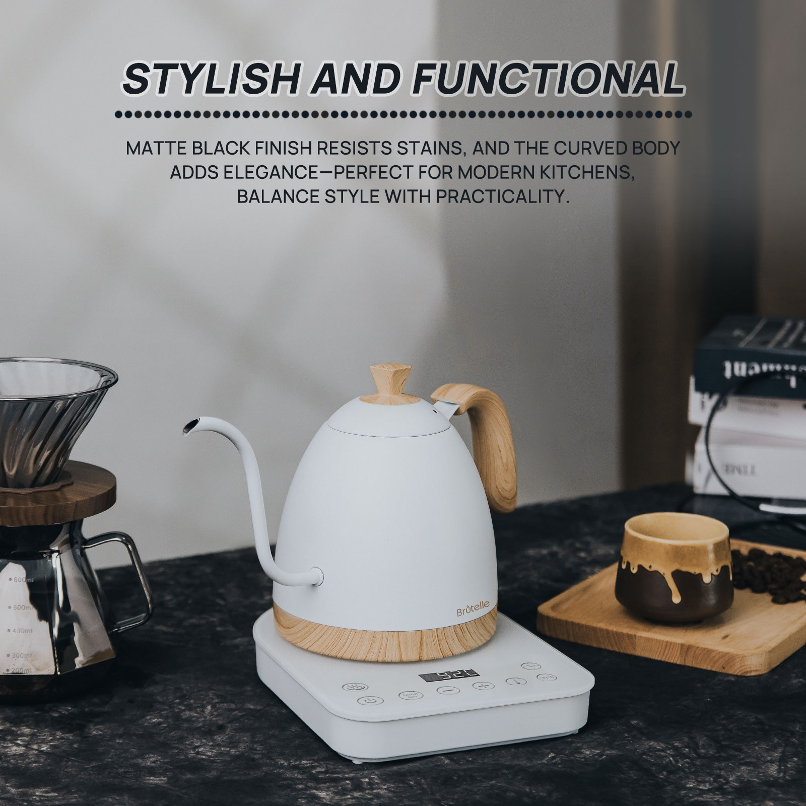 Electric Gooseneck Pour Over Kettle