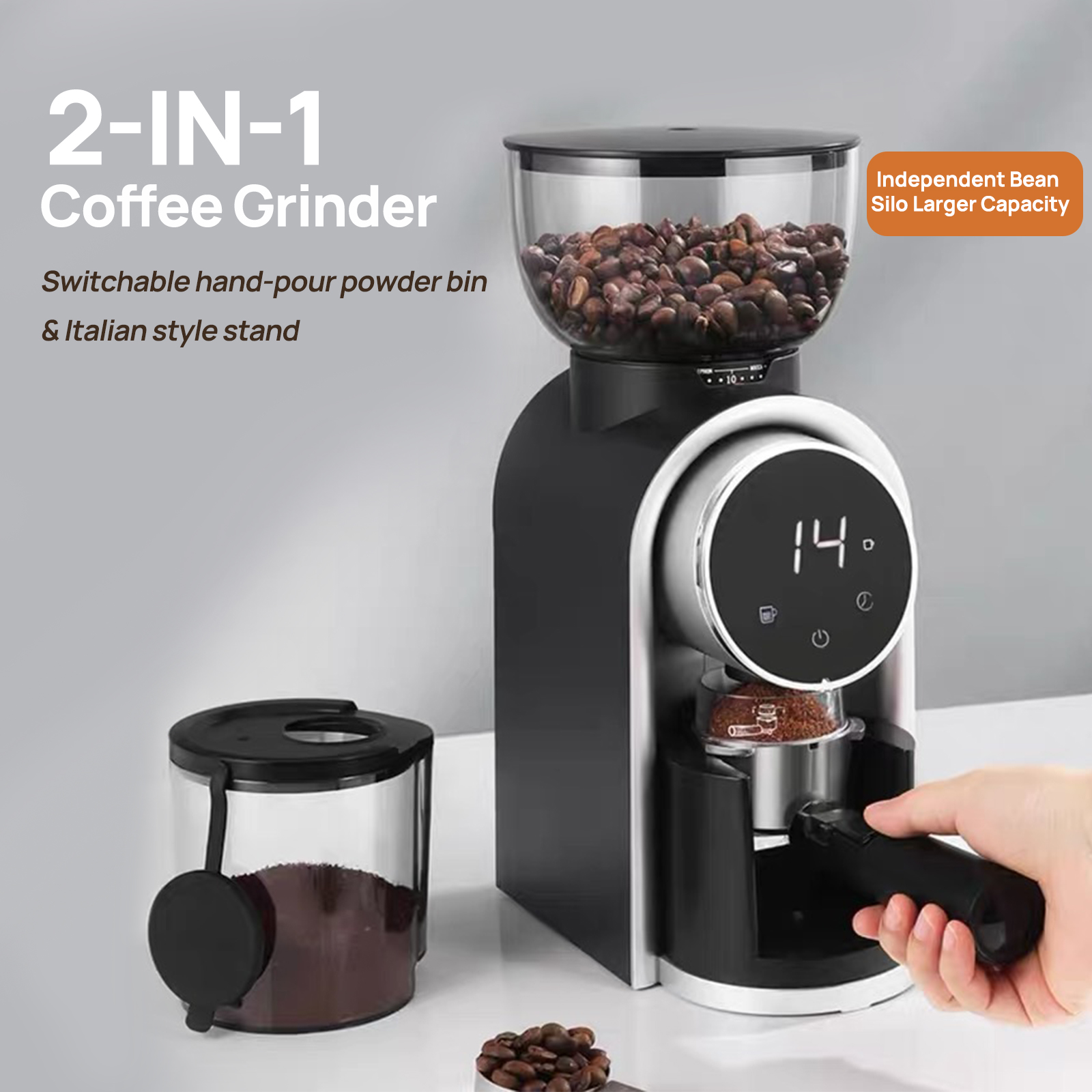 Brutelle Electric Burr Coffee Grinder