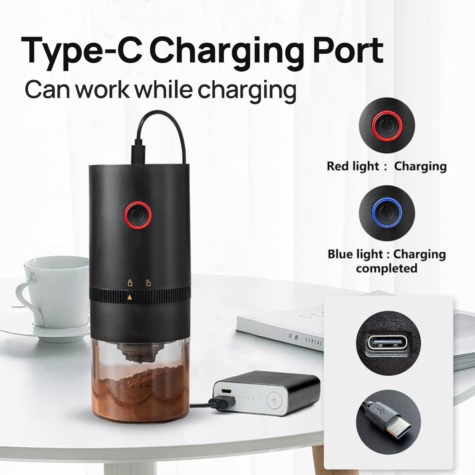 Brutelle Electric Coffee Grinder