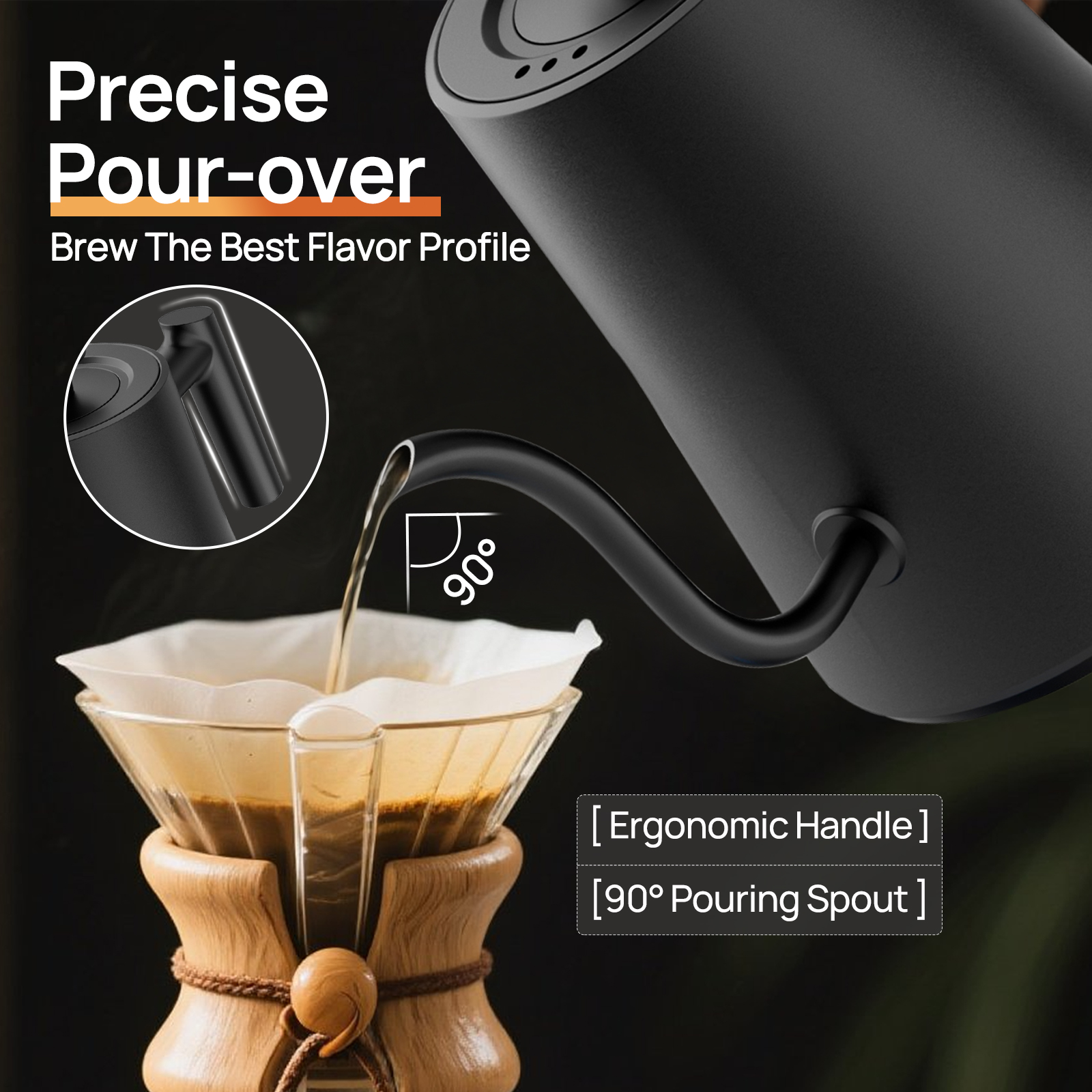 Brutelle V60 Gooseneck Kettle
