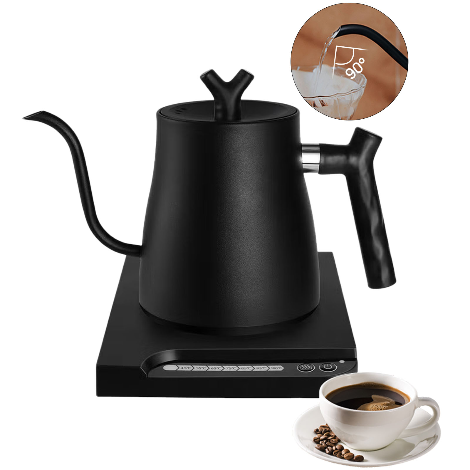 Brutelle Electric Gooseneck Kettle