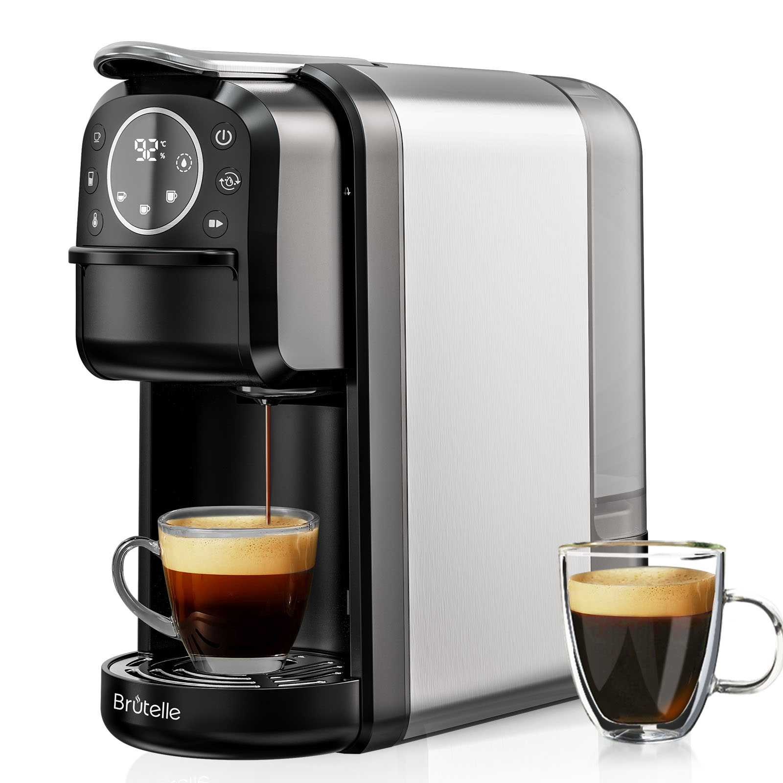 Brutelle 3-in-1 Espresso Coffee Machine