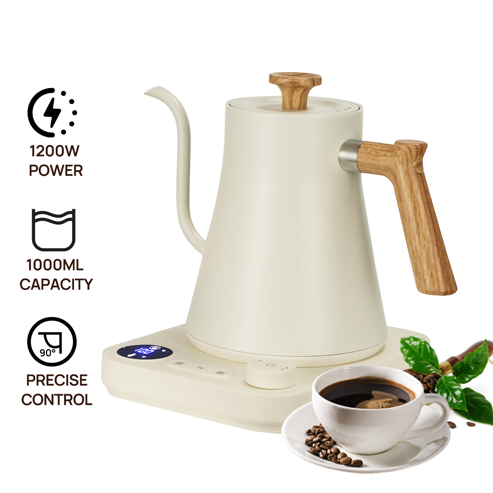 Brutelle Electric Gooseneck Kettle