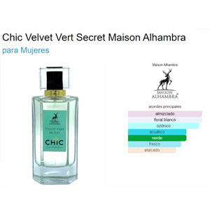 Chic Velvet Vert Secret  Maison Alhambra  100ml