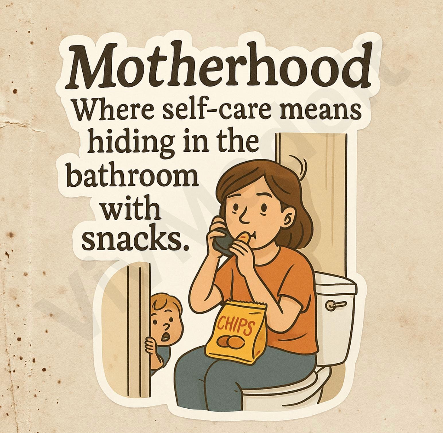 Funny Mom Life Sticker Bundle: Waterproof Vinyl Decals
