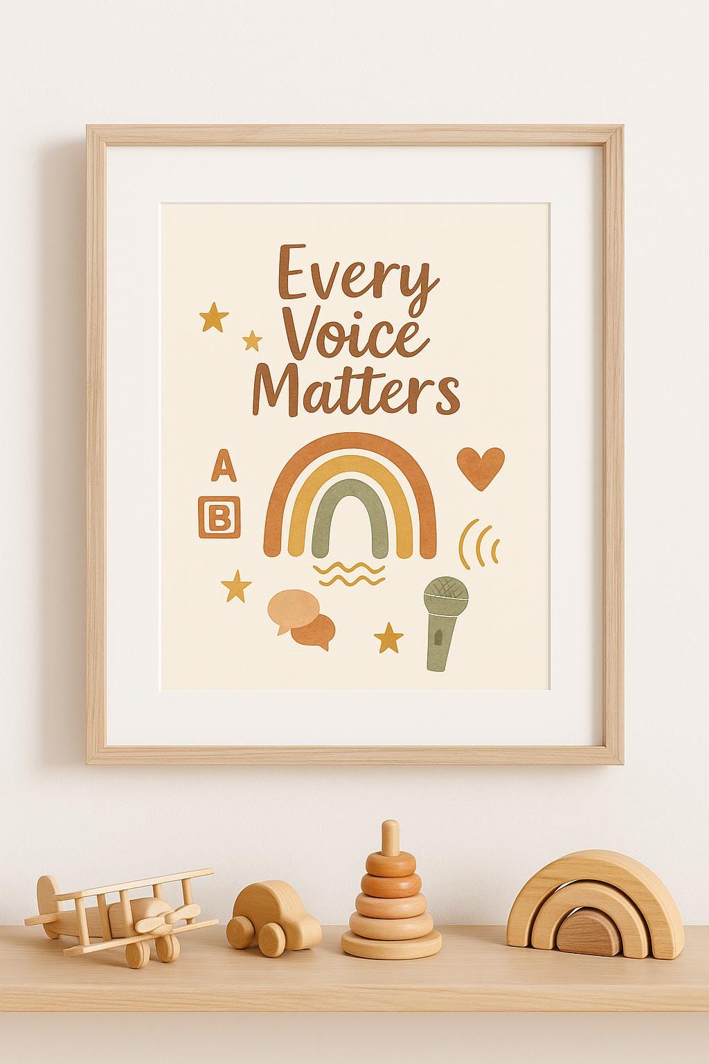 SLP Office Decor 8x10 Matte Print | Every Voice Matters