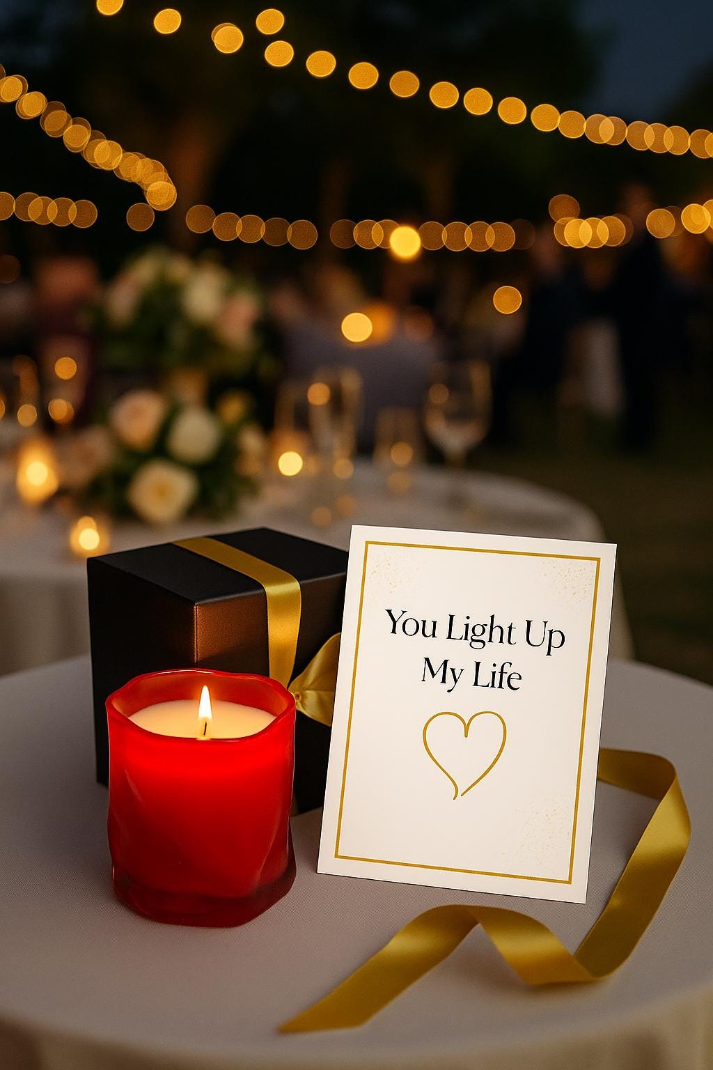 Romantic Red Coconut Soy Candle – Cashmere, Berry, Lily Sea Salt, Lavender, Honey – 5 oz – Wedding Candle Birthday Gift with Gift Box & Card