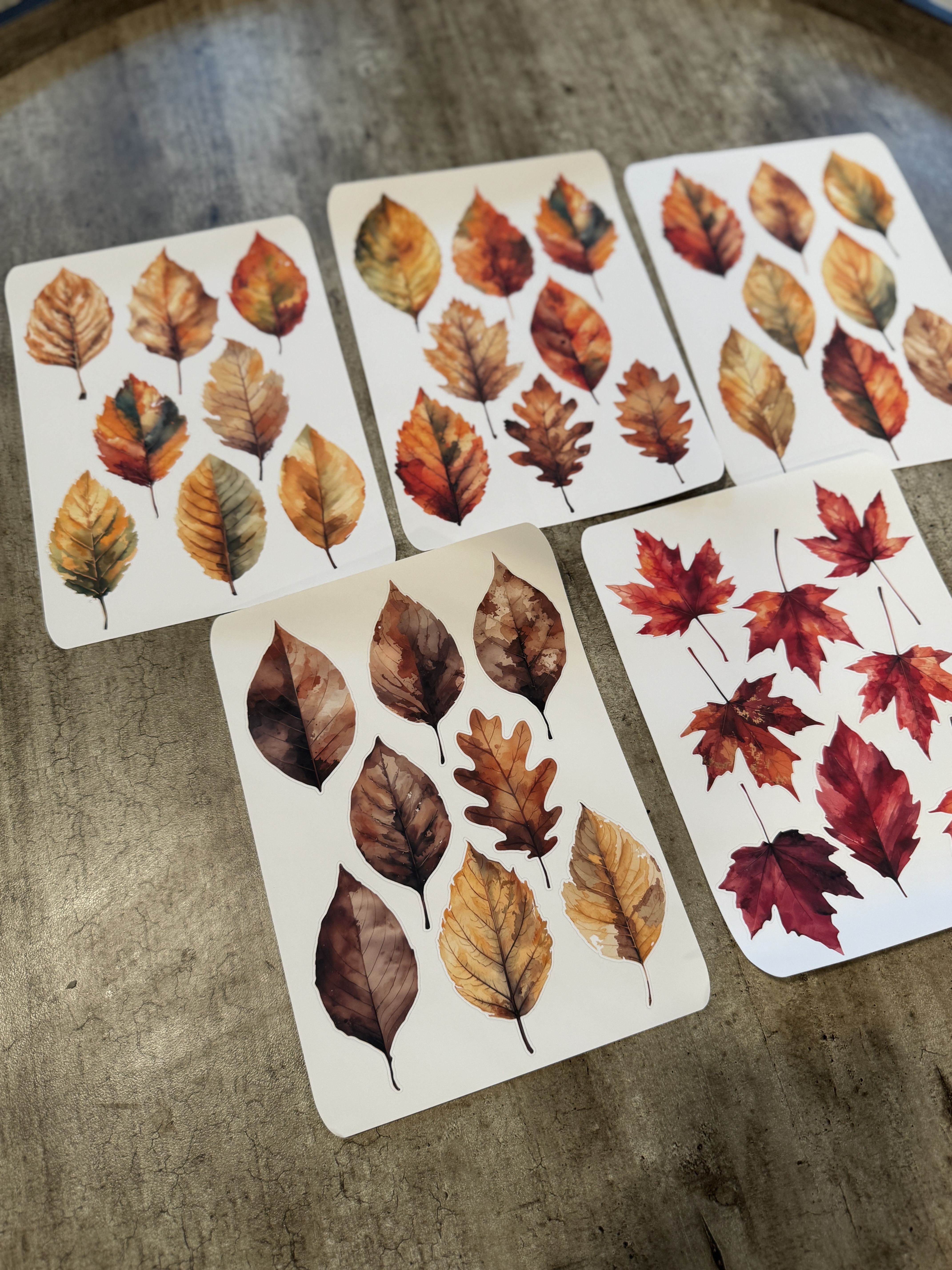 Autumn Leaves Wall Decals 