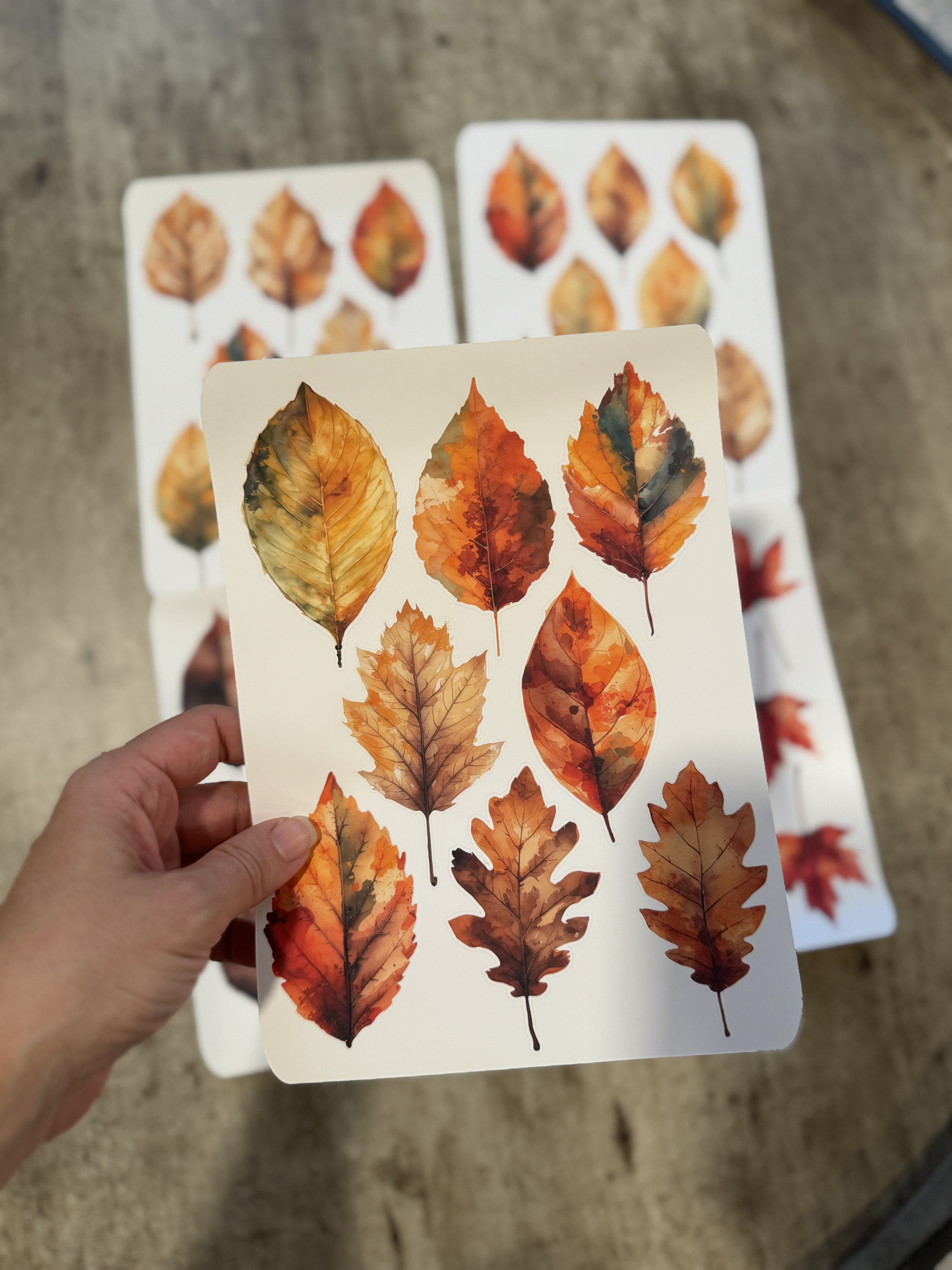 Autumn Leaves Wall Decals 
