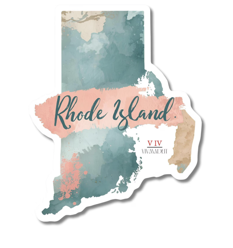 Rhode Island State Sticker