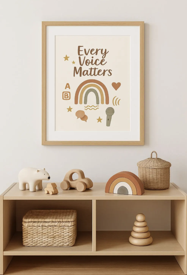SLP Office Decor 8x10 Matte Print | Every Voice Matters