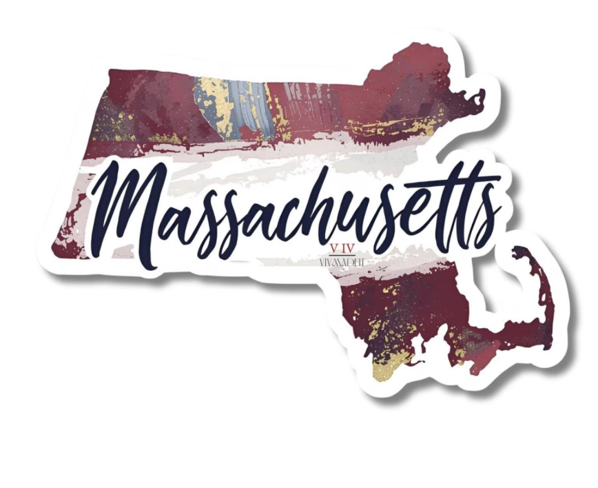 Massachusetts State Sticker