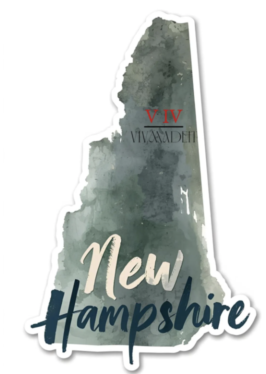 New Hampshire State Sticker