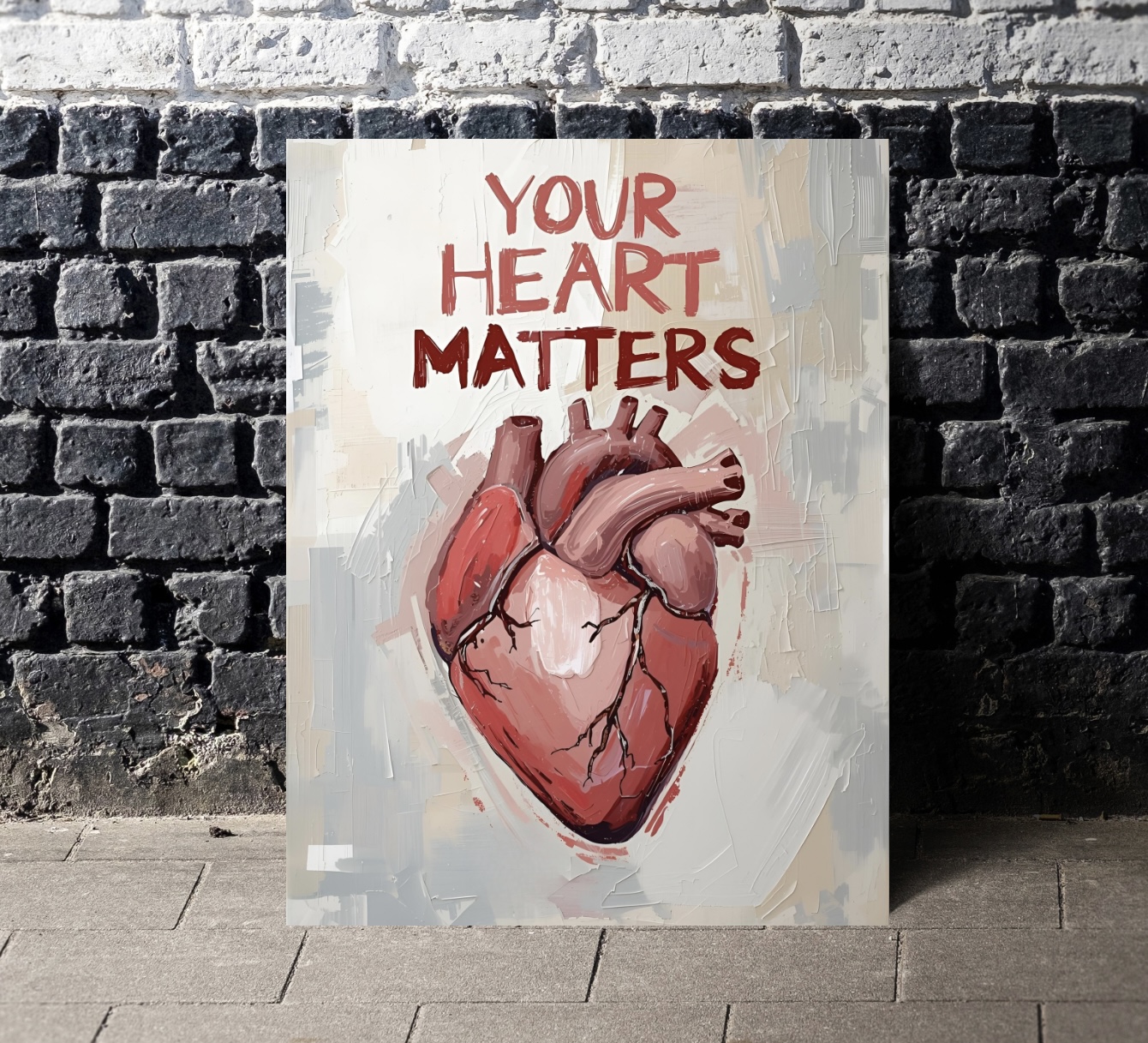 Your Heart Matters Art Poster