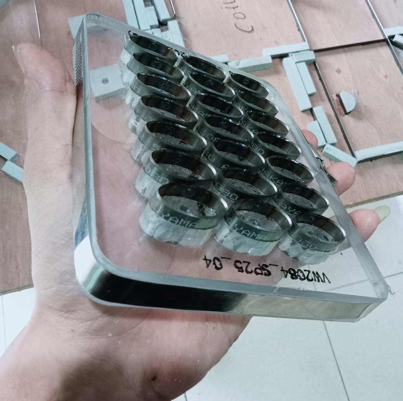 Metal Sample Ring Holder