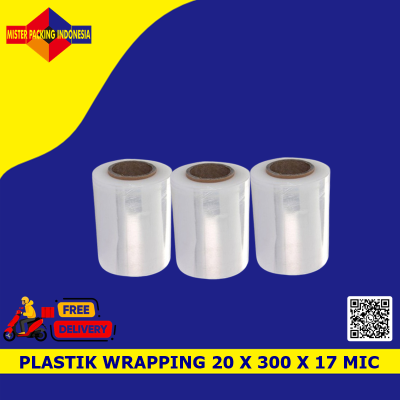 Plastik Wrapping 20 x 300 x 17 Mic