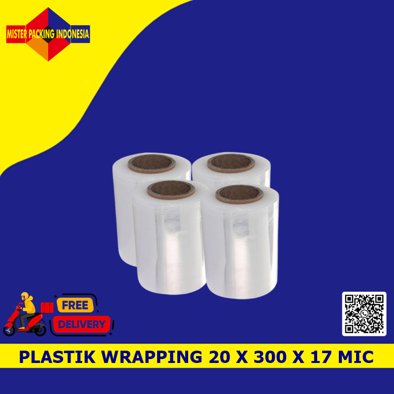 Plastik Wrapping 20 x 300 x 17 Mic