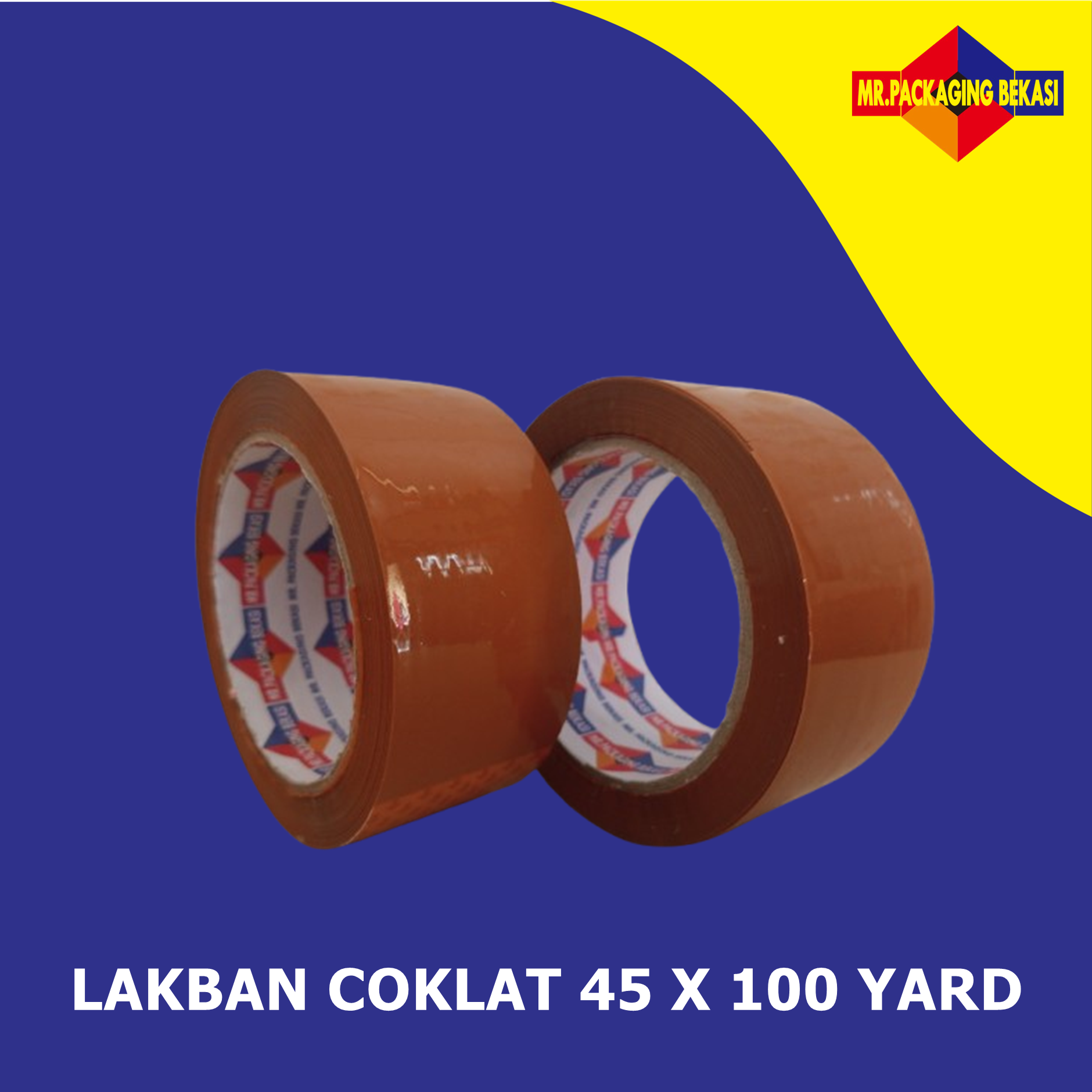 Lakban Coklat 45 x 100 Yard