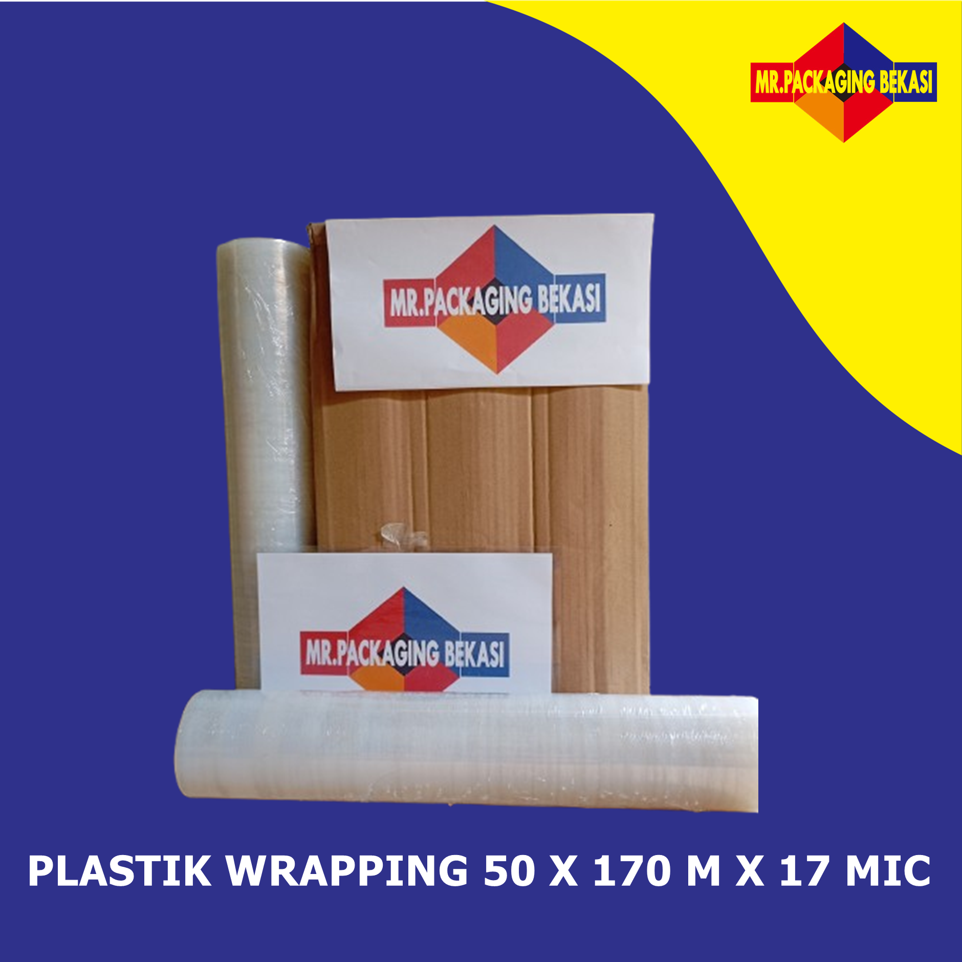 Plastik Wrapping 50 x 170 m x 17 Mic