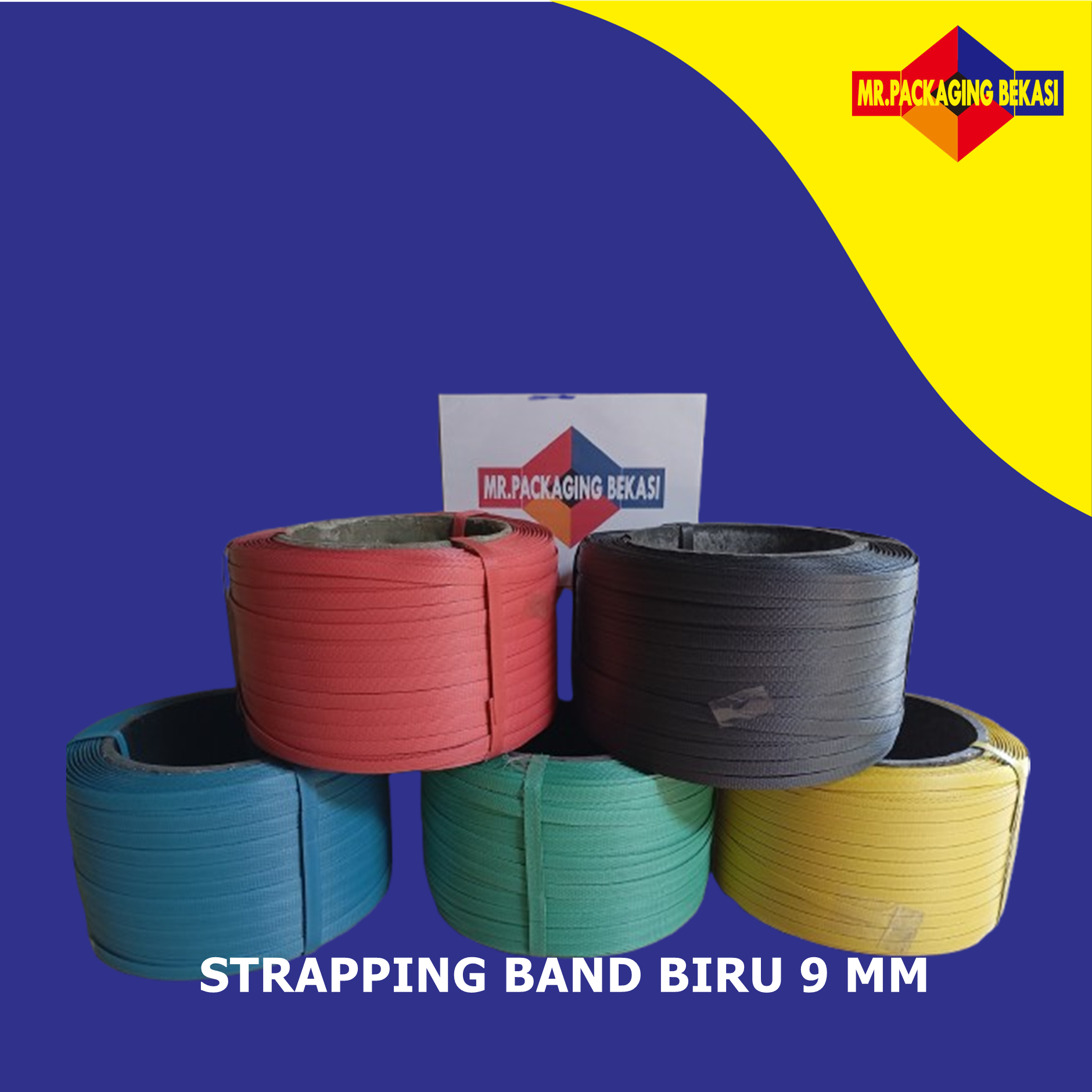 Strapping Band Biru 9 mm