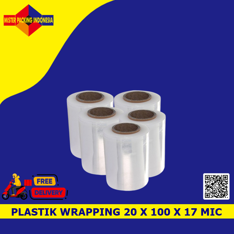 Plastik Wrapping 20 x 100 x 17 Mic