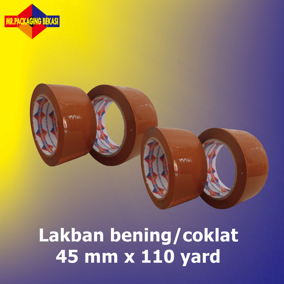 Lakban bening/coklat