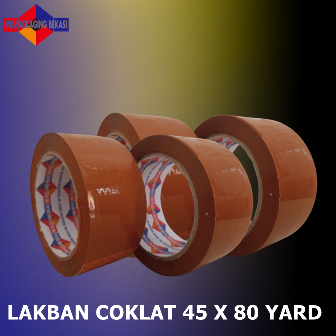 Lakban Coklat 45 x 80 Yard