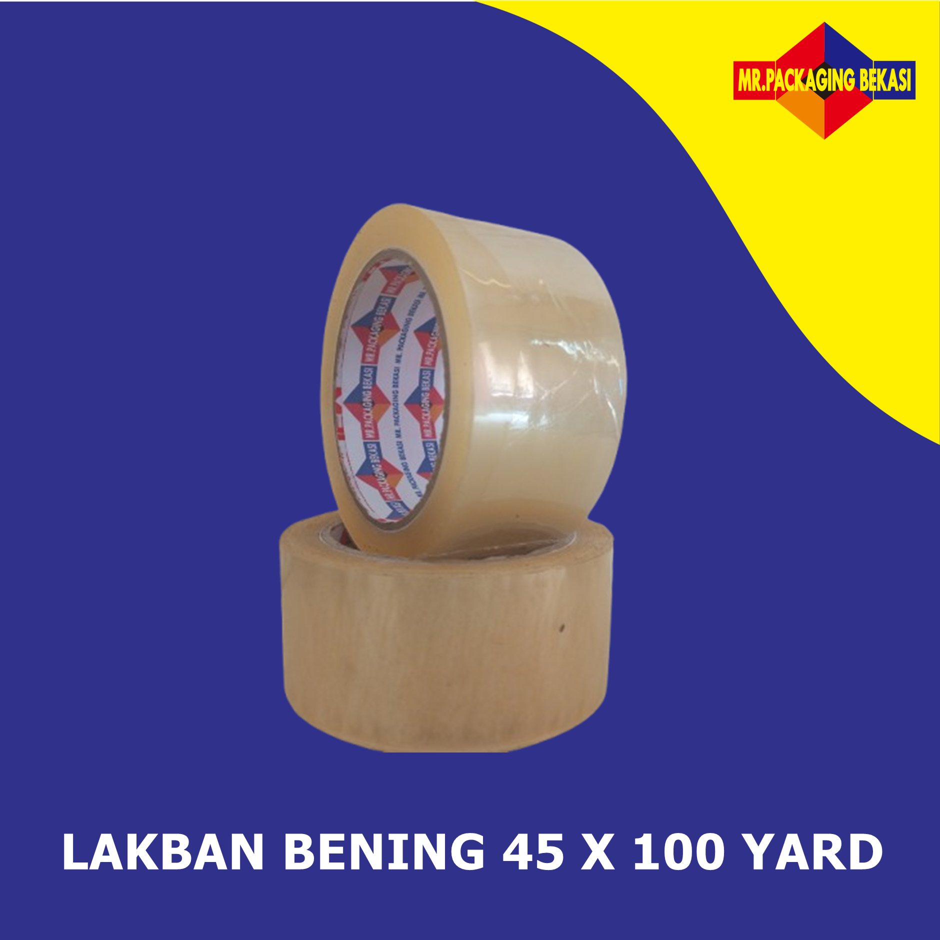 Lakban Bening 45 x 100 Yard