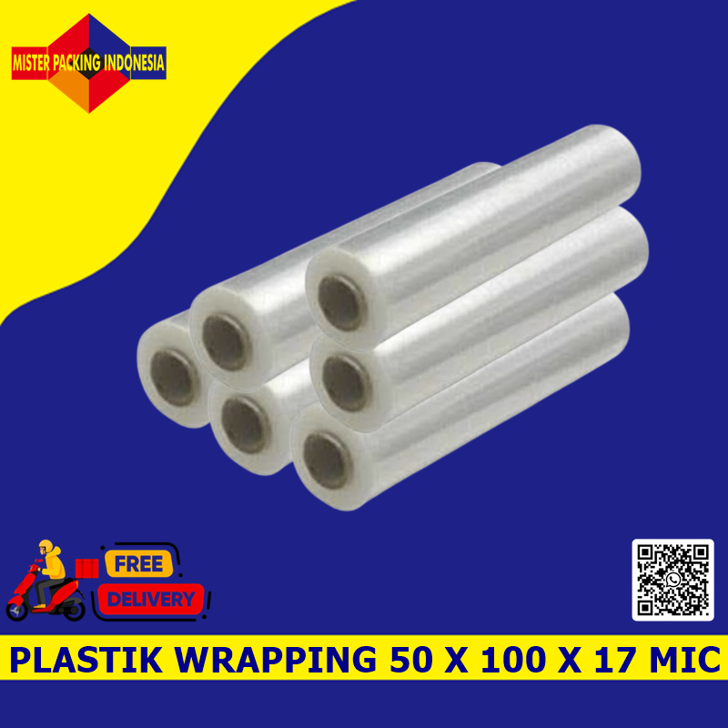 Plastik Wrapping 50 x 100 x 17 Mic