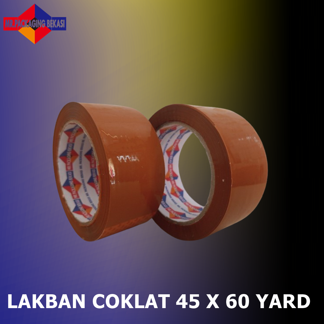 Lakban Coklat 45 x 60 Yard