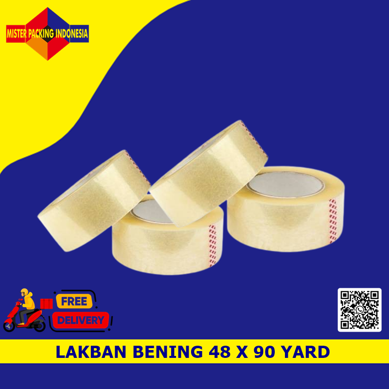 Lakban Bening 48 x 90 Yard