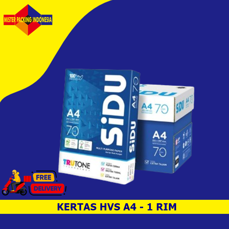 Kertas HVS A4 SIDU 70gsm