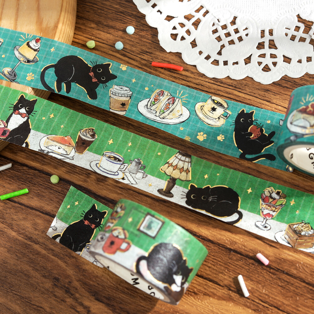 Washi Tape Kuroneko Café