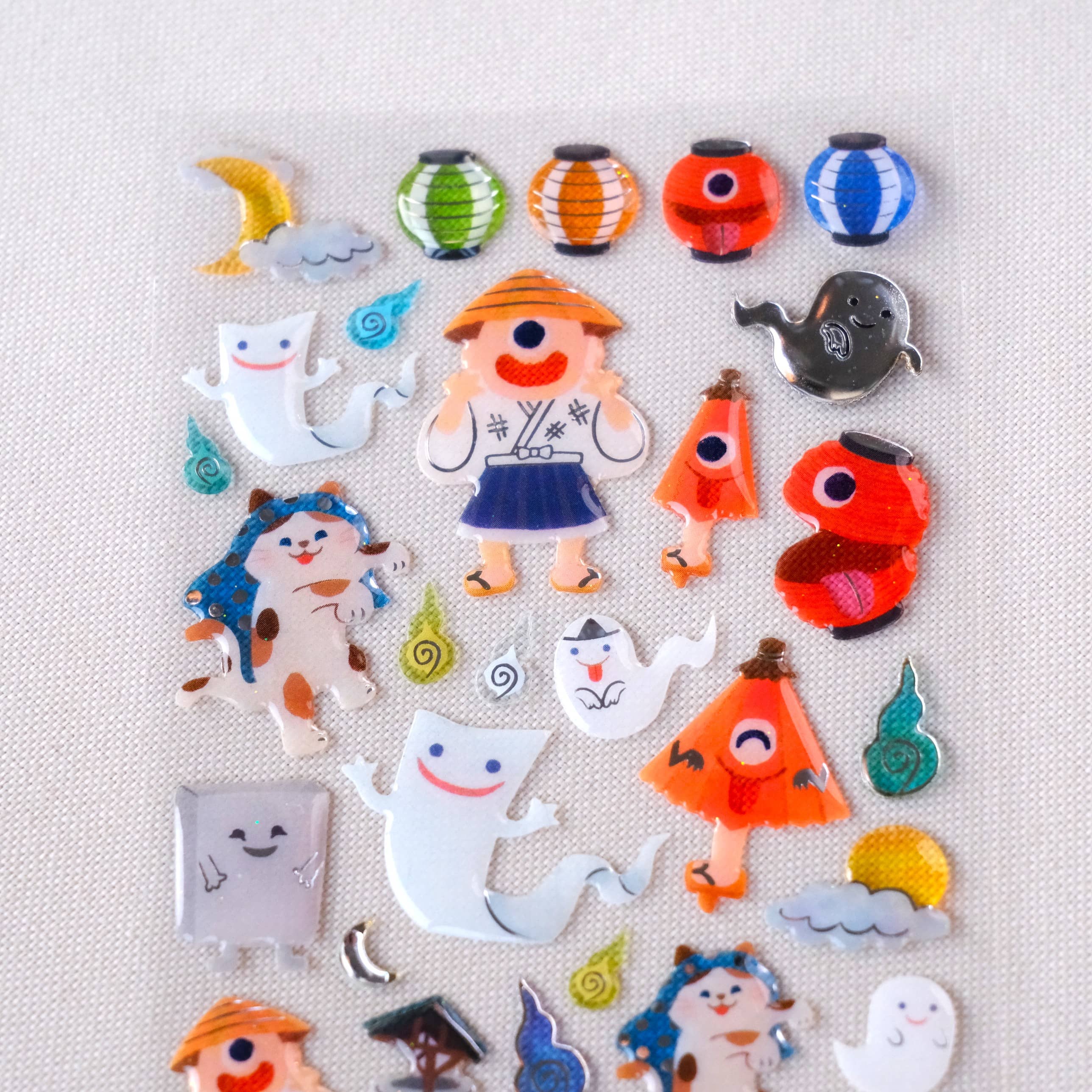 Pegatinas Yokai con Relieve