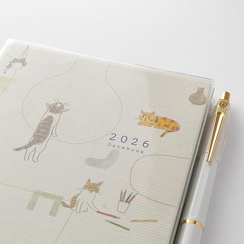 Agenda Anual Midori 2026 Gatos