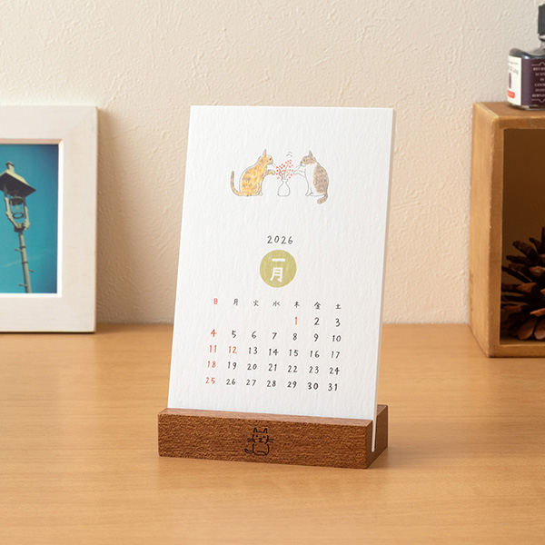 Calendario de Sobremesa 2026 Midori