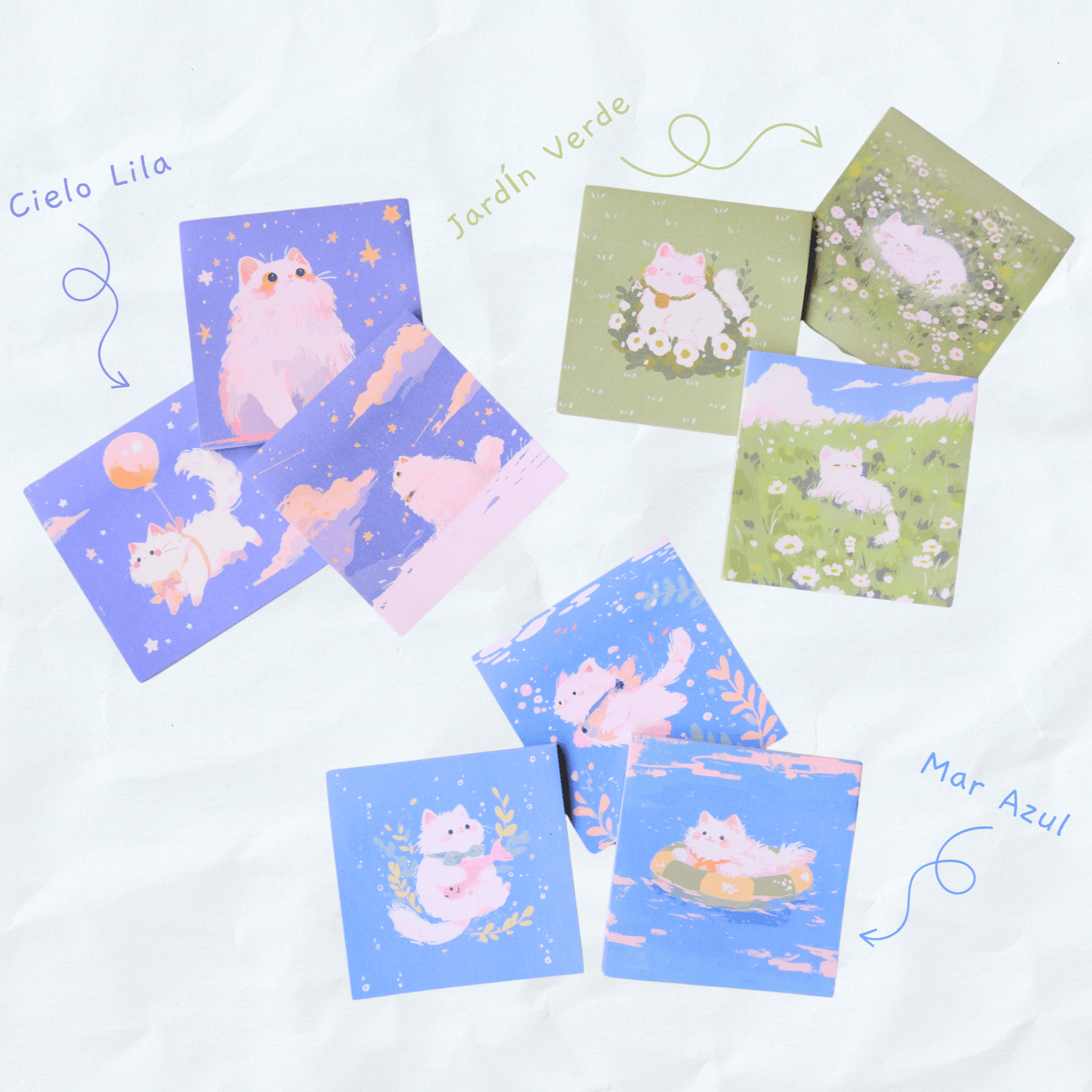 Set de Post-its Gatos