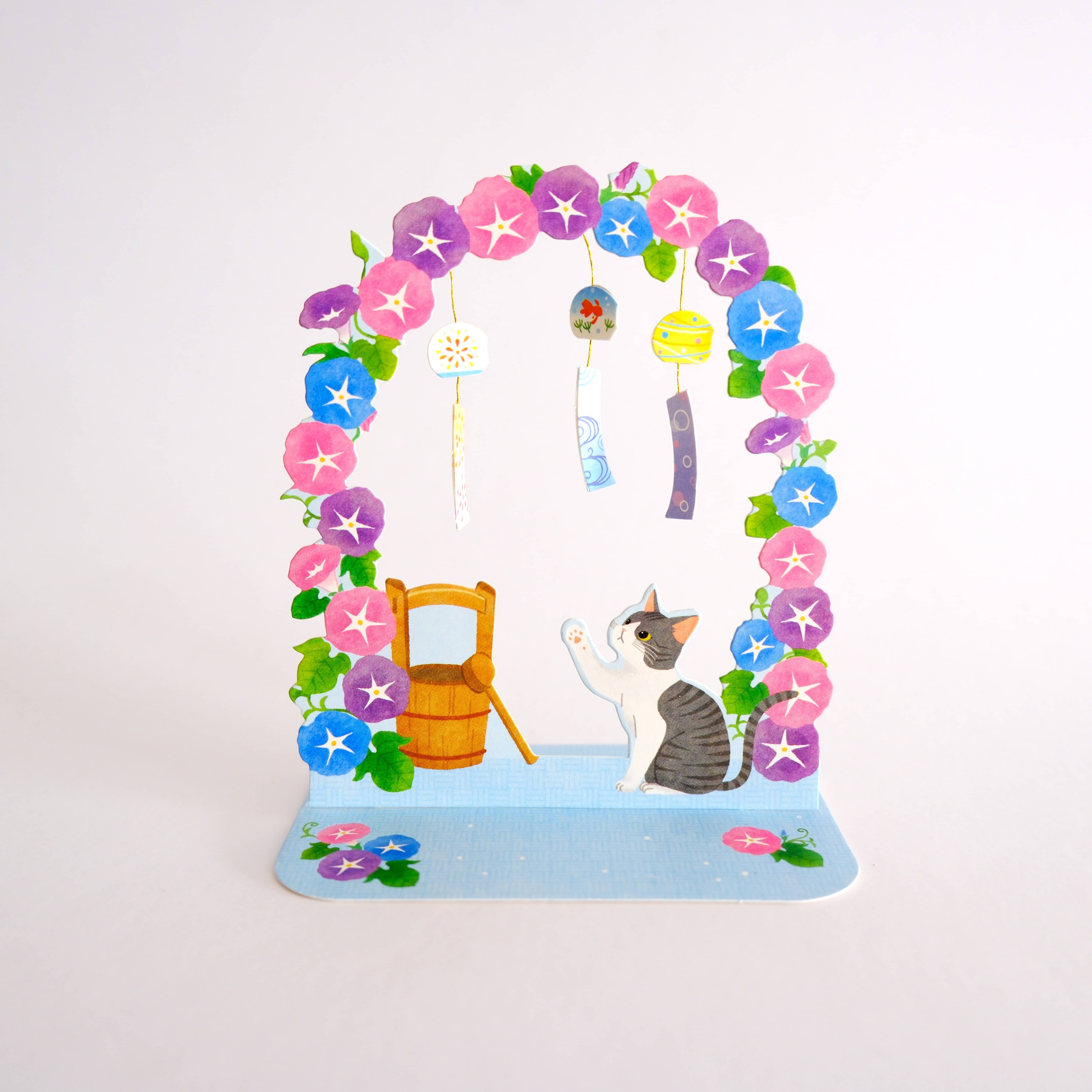 Postal 3D Gato Furín