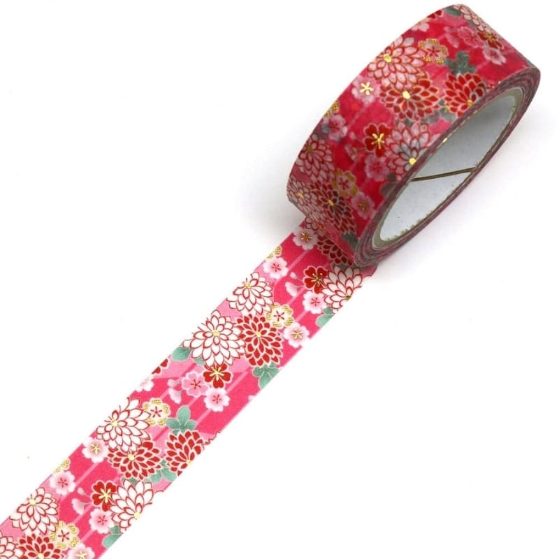Washi Tape Cristantemo y Sakura