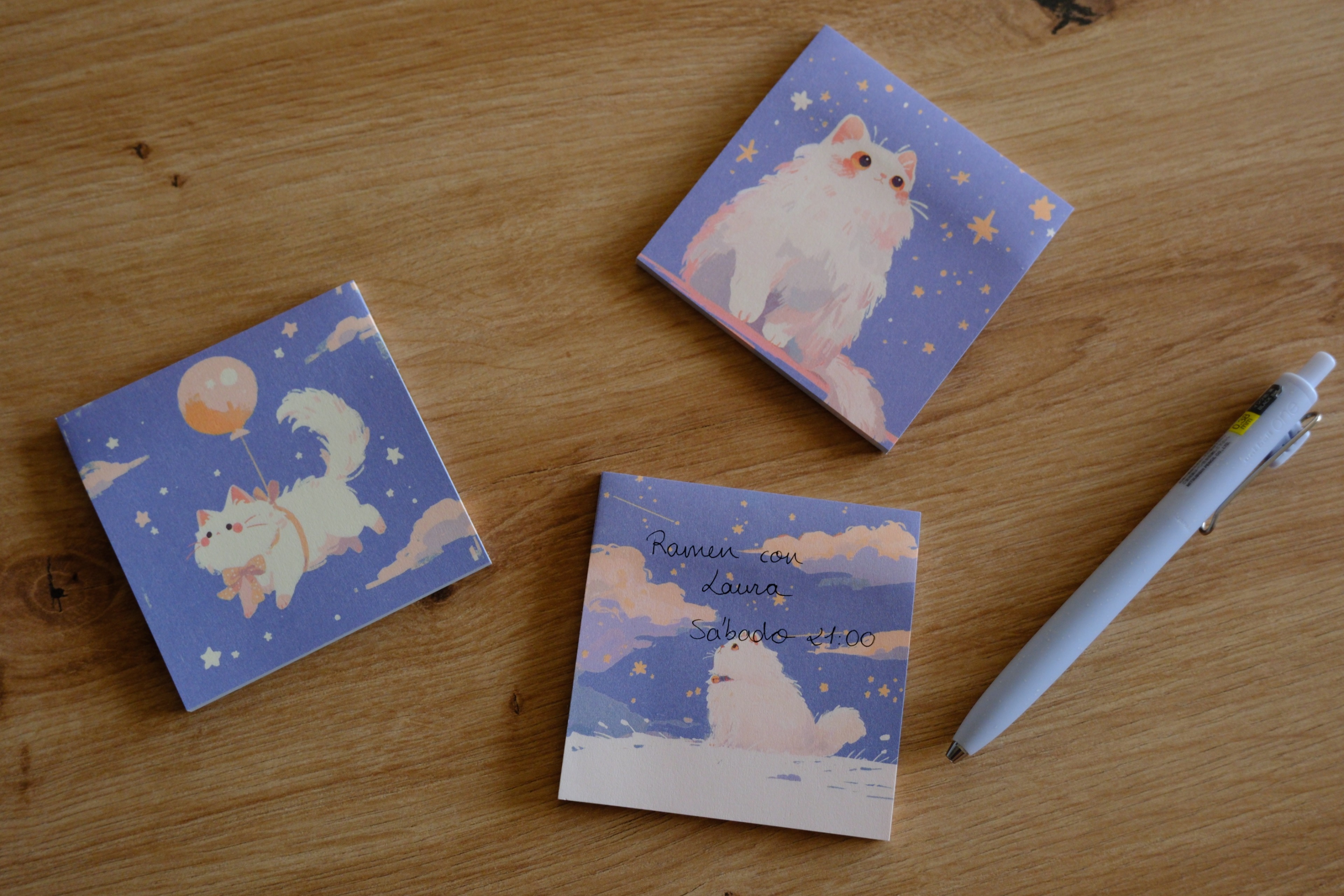 Set de Post-its Gatos