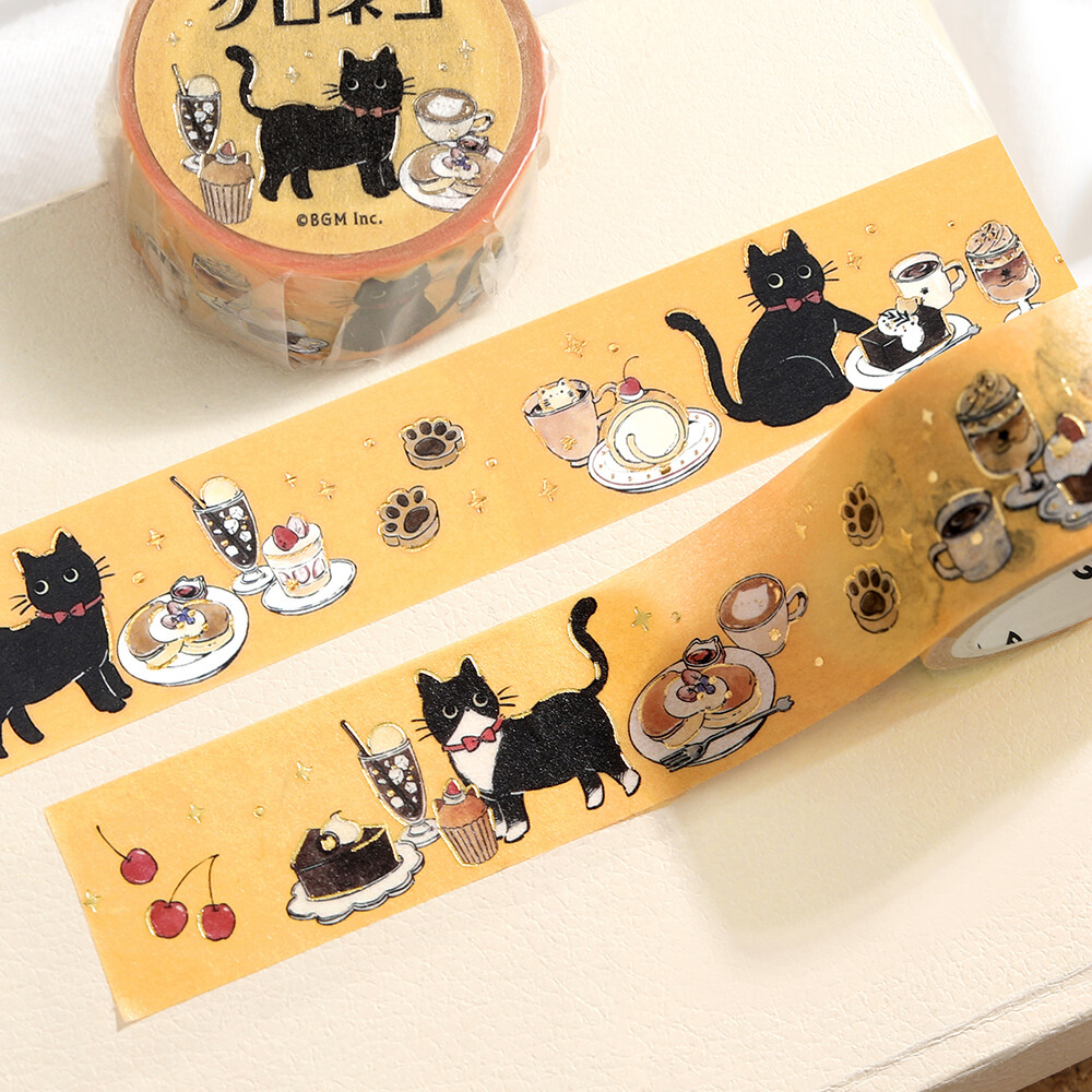 Washi Tape Kuroneko Café