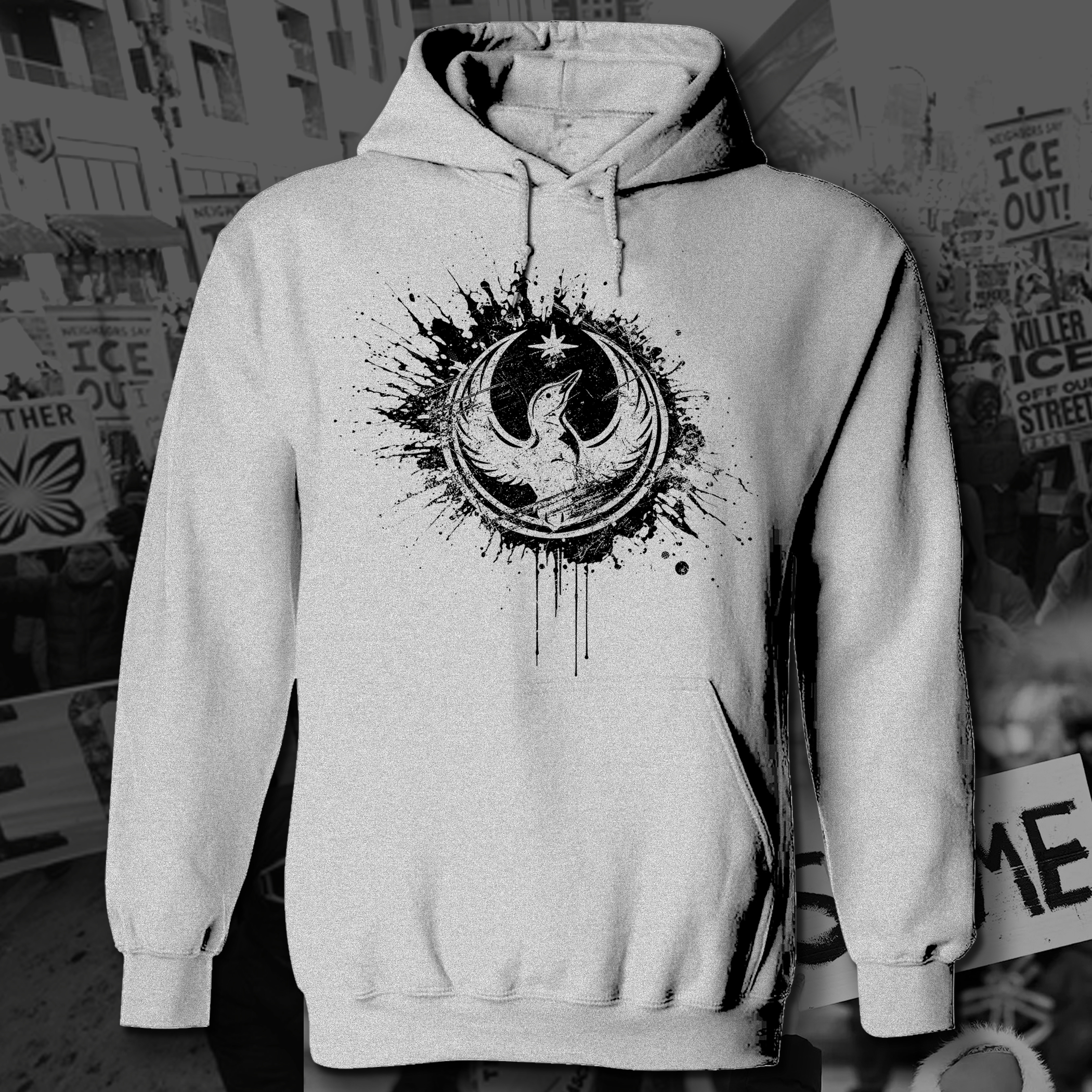 Rebel Bird Hoodie - Resist
