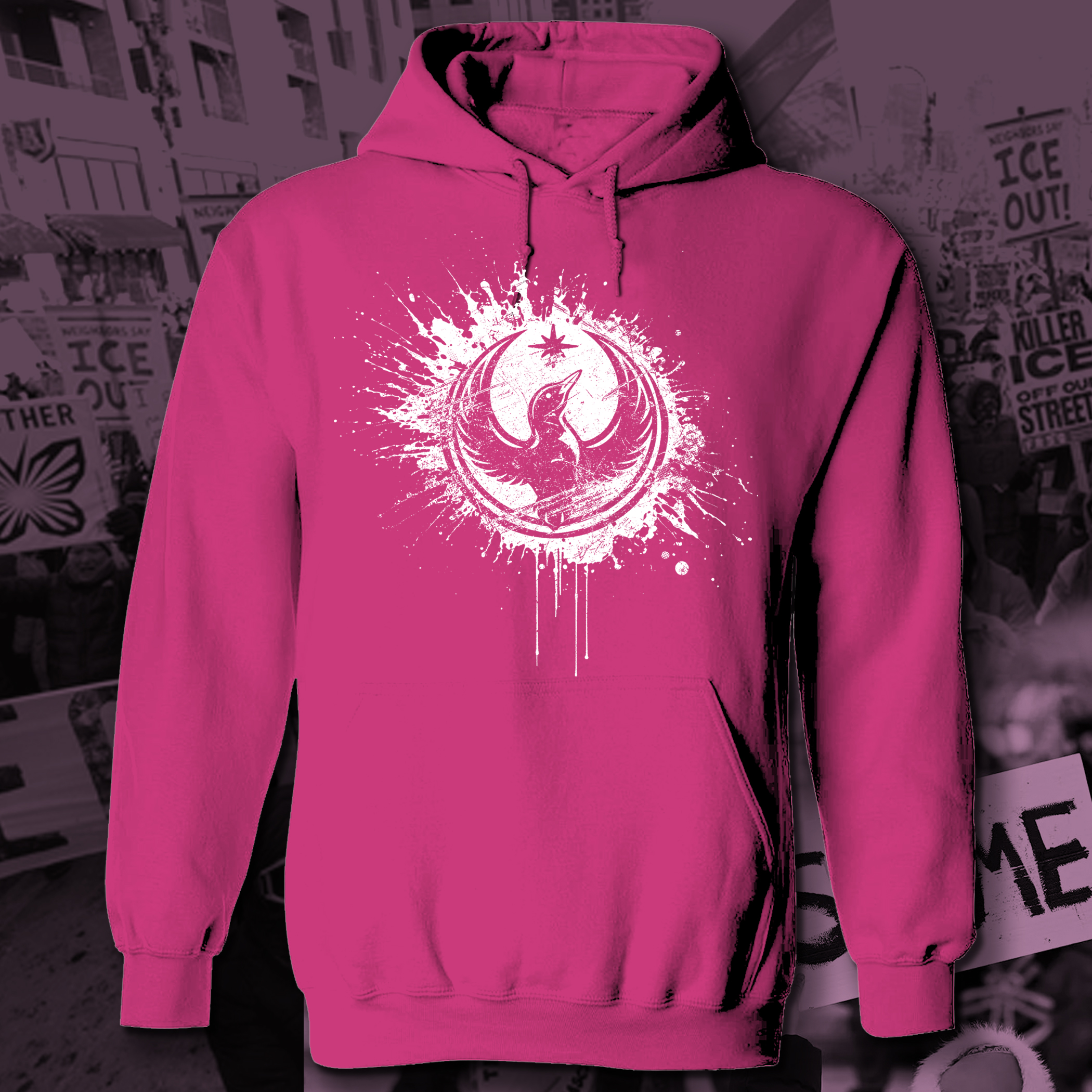 Rebel Bird Hoodie - Resist