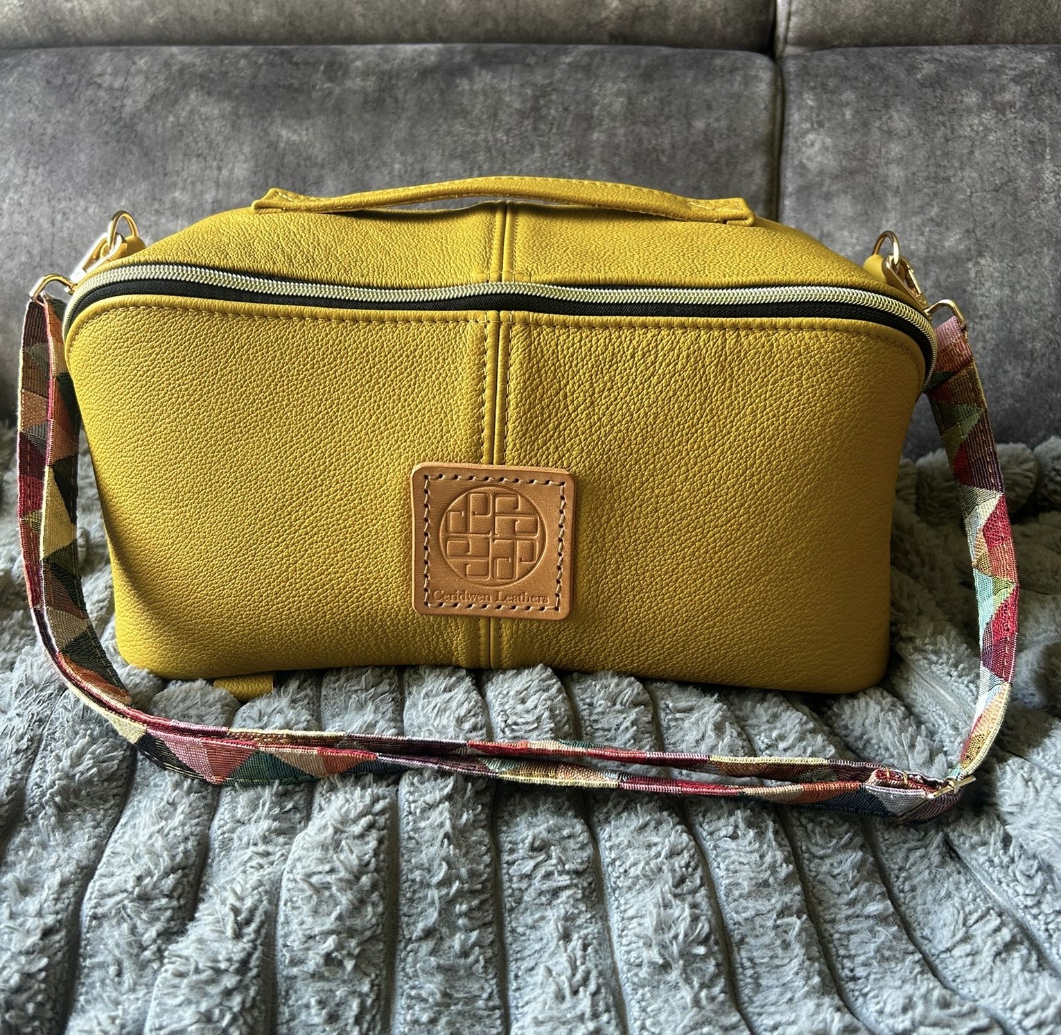 Large Gwïon Craft Bag - Daffodil Yellow