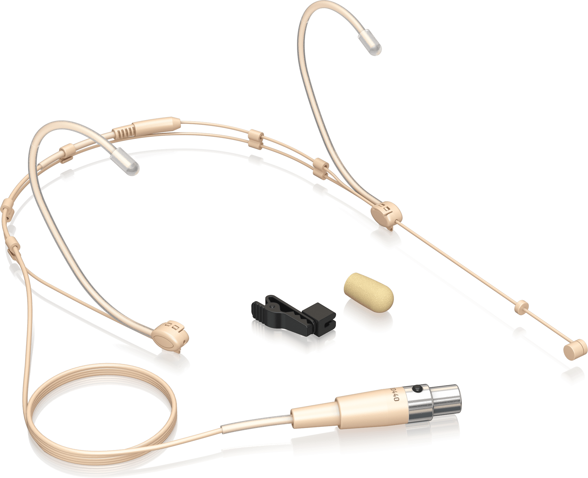 Beige Headset Microphone