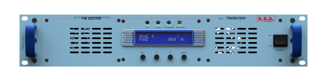 TEX30LCD/S FM Exciter