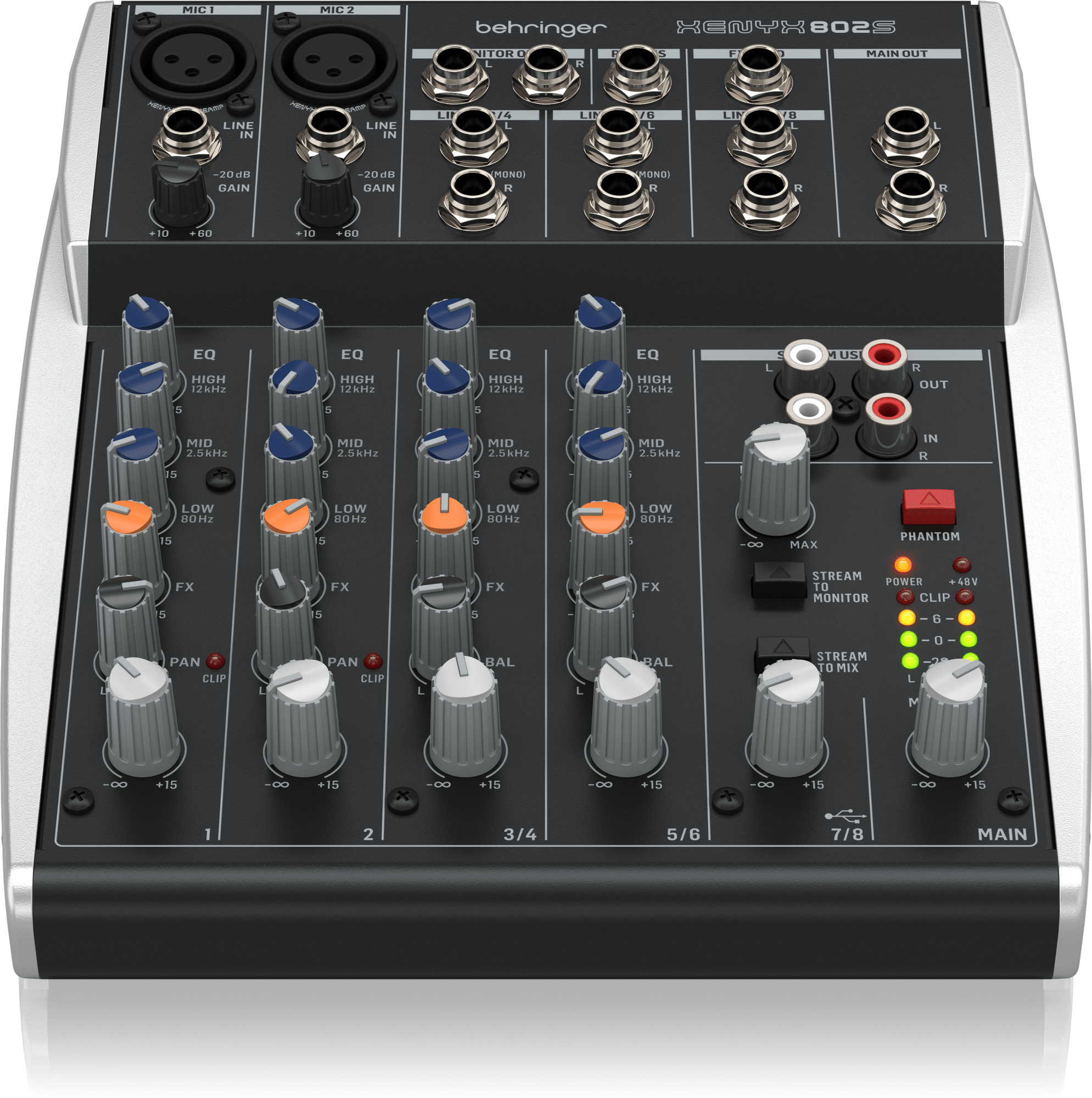 XENYX 802S Audio Mixer Console
