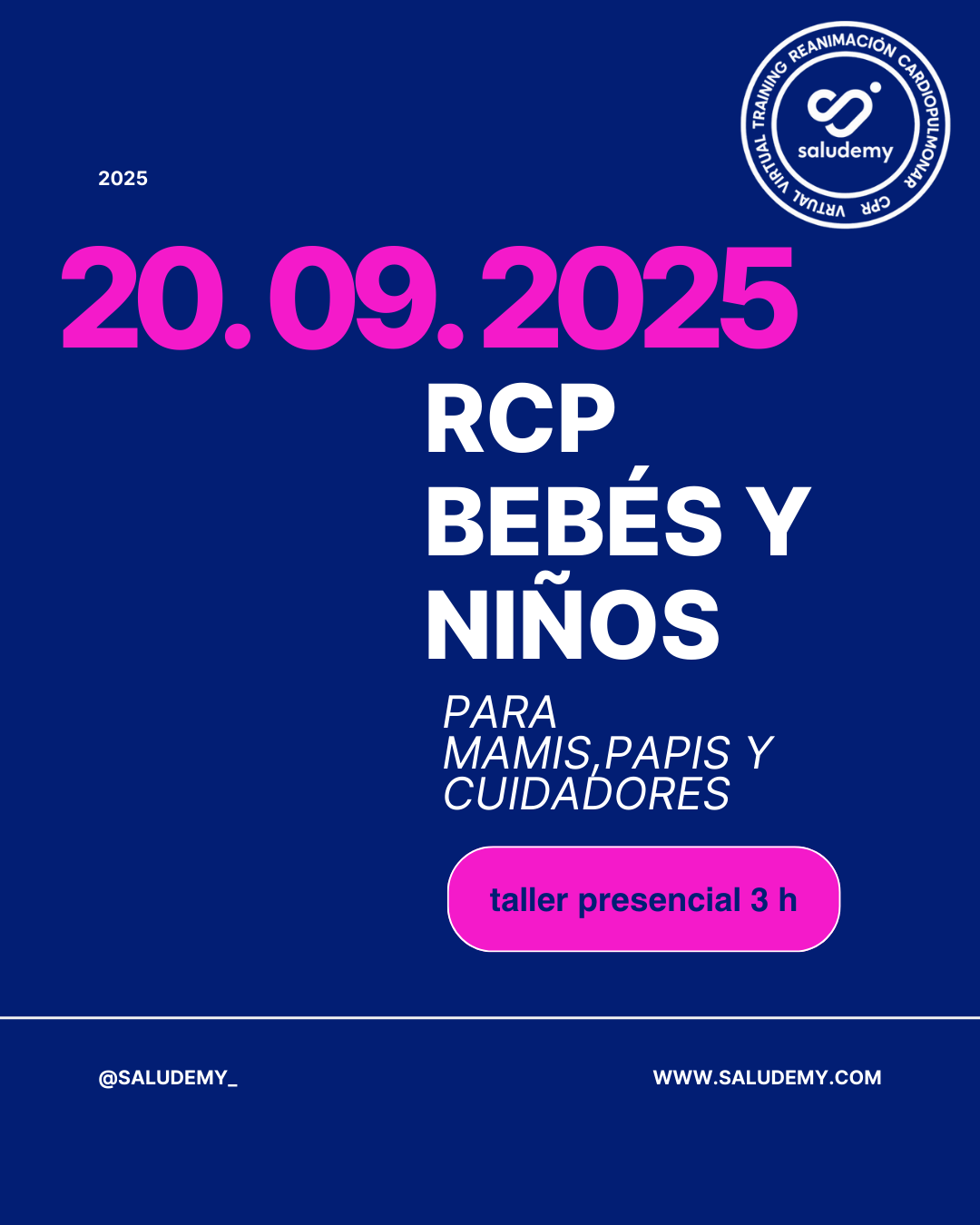 Curso Primeros Auxilios Bebés y Niños 20.09.2025